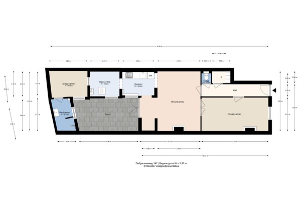 Plattegrond - Delfgauwseweg 147, 2628 EL Delft - Delfgauwseweg 147_Begane grond.jpg